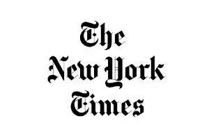 A black and white image of the new york times.